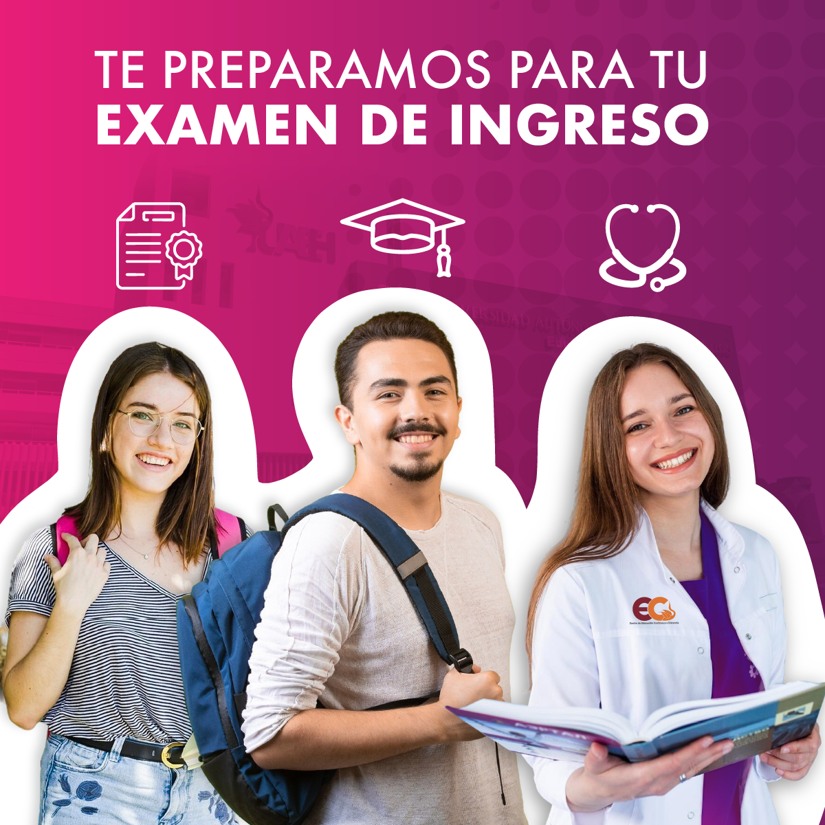 Te preparamos para tu examen de ingreso